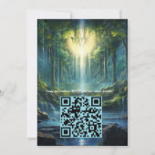 世界の滝の行楽地 招待状 (裏面)