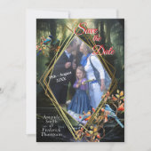 世界の滝の行楽地 招待状 (正面)