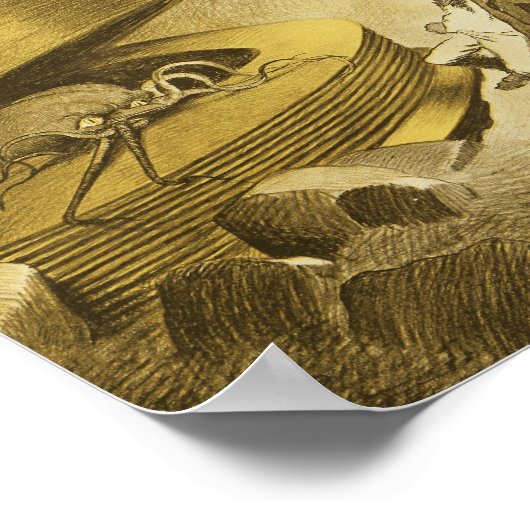 世界の火星戦争サイエンスフィクションエイリアン ポスター (角)