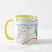 世界の父コーヒーマグ最高のへの道順 マグカップ (左)