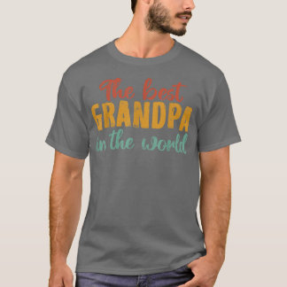 世界の父最高のの日におじいさんを繕う Tシャツ