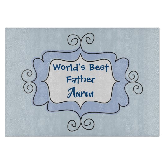 世界の父最高の・ドードル カッティングボード (正面)