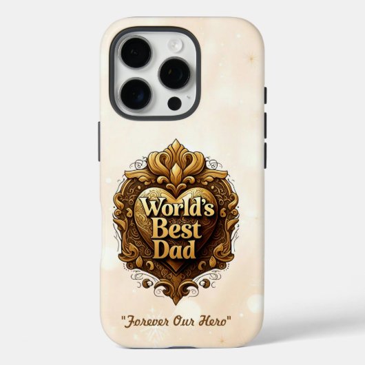 「世界の父最高の」 Case-Mate iPhoneケース (裏面)