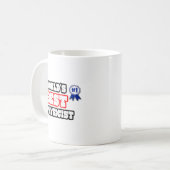 世界の物理最高の者 コーヒーマグカップ (正面左)