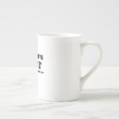 世界の物理的最高のなセラピスト ボーンチャイナマグカップ (右)