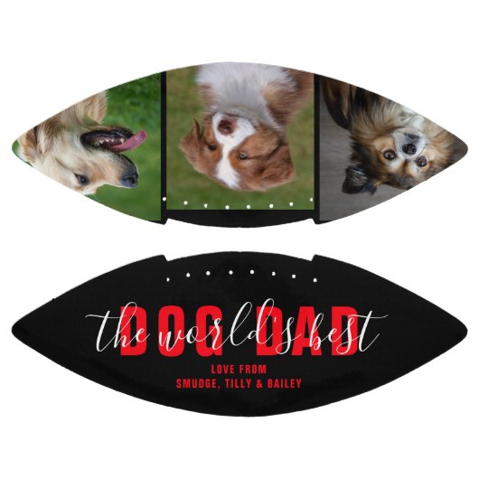 世界の犬最高ののパパペットカスタム写真 アメリカンフットボール (パネル)