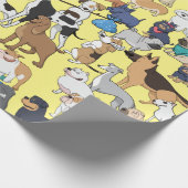 世界の犬 ラッピングペーパー (角)