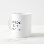 世界の狩人最高の コーヒーマグカップ (正面左)