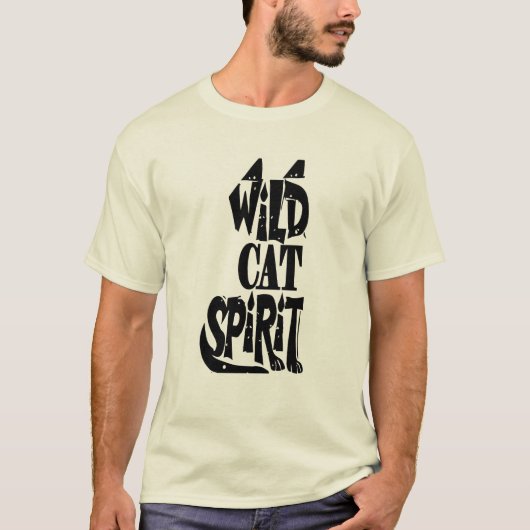 世界の猫スピリット Tシャツ (正面)