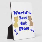 世界の猫最高ののママ フォトプラーク (側面)