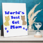 世界の猫最高ののママ フォトプラーク (側面)