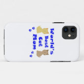 世界の猫最高ののママ Case-Mate iPhoneケース (裏面(横))