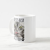 世界の猫最高のの母親 コーヒーマグカップ (正面左)