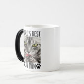 世界の猫最高の母コーヒーマグ モーフィングマグカップ (正面左)