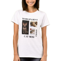 世界の猫最高の母名前をカスタムするプレゼント