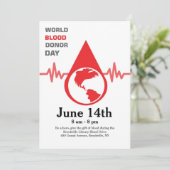 世界の献血デイカード (スタンド正面)
