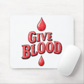 世界の献血デー与え – アワーンの血液文字 マウスパッド (マウス)