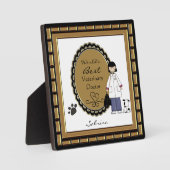 世界の獣医最高の者の女のプラーク フォトプラーク (正面)