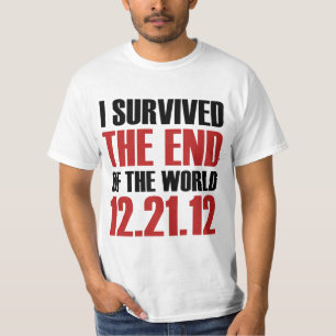 世界の生存者の端 Tシャツ