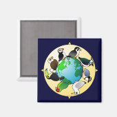 世界の産卵 マグネット (正面/裏面)