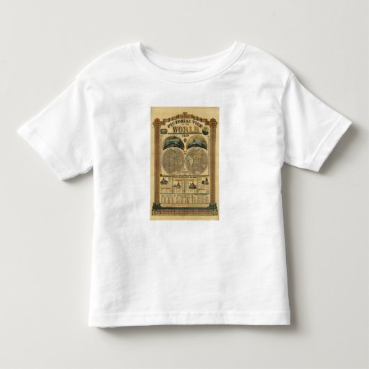 世界の画像の眺め トドラーTシャツ (正面)
