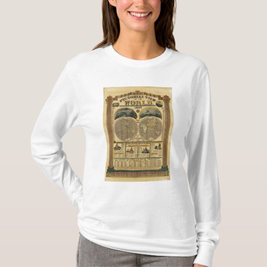 世界の画像の眺め Tシャツ (正面)