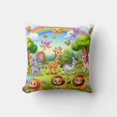 世界の疑問に思野生動物装飾用クッション クッション (正面)