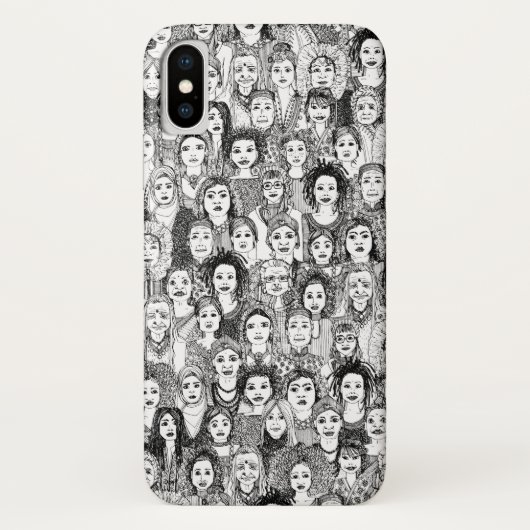 世界の白黒 Case-Mate iPhoneケース (裏面)