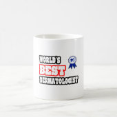 世界の皮膚科最高の学者 コーヒーマグカップ (中央)