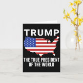 世界の真の大統領を倒す カード (黄色い花)