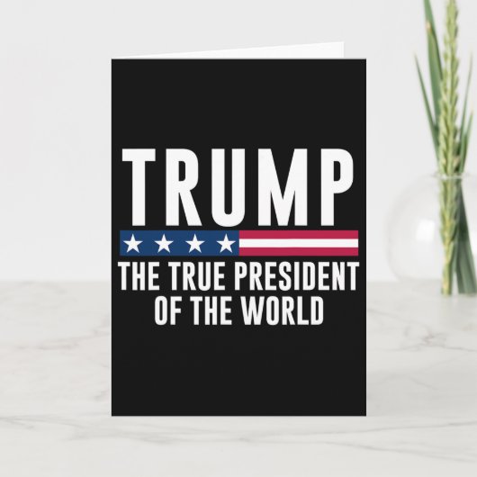 世界の真の大統領 トランプ カード (正面)