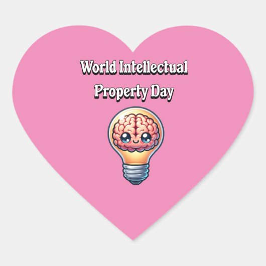 世界の知的財産日 ハートシール (正面)