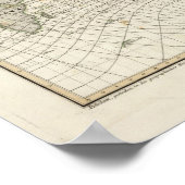 世界の磁力図 ポスター (角)