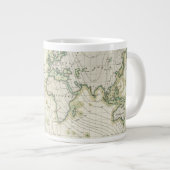 世界の磁気偏向 ジャンボコーヒーマグカップ (正面右)