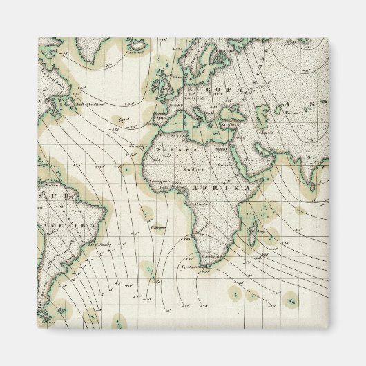 世界の磁気減少 マグネット (正面)