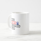 世界の社会最高の勉強先生 コーヒーマグカップ (正面左)