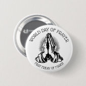 世界の祈りの言葉 |第1金曜日（3月） 缶バッジ (正面&裏面)