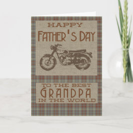 世界の祖父最高のに幸福な父の日 カード