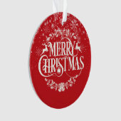 世界の祖父母の最高の定義クリスマス オーナメント (正面)