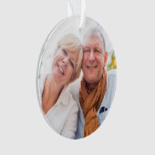 世界の祖父母最高のの定義写真 オーナメント (正面)