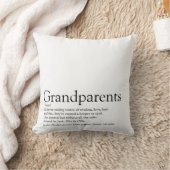 世界の祖父母最高のの定義写真 クッション (ブランケット)