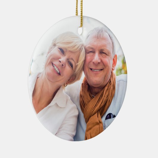 世界の祖父母最高の定義写真 セラミックオーナメント (右)