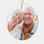 世界の祖父母最高の定義写真 セラミックオーナメント (左)