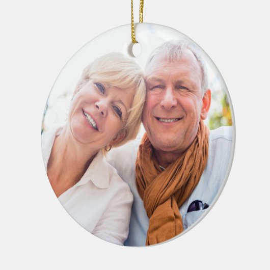 世界の祖父母最高の定義写真 セラミックオーナメント (左)