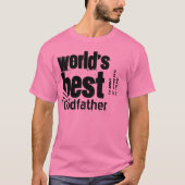 世界の神最高の父または家族の役割グレー Tシャツ (正面)