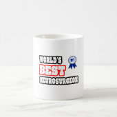 世界の神経医最高の者 コーヒーマグカップ (中央)