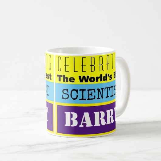 世界の科学最高の者 コーヒーマグカップ (正面右)