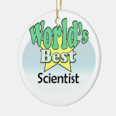 世界の科学最高の者 セラミックオーナメント (左)