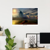 世界の端で川 ポスター (ホームオフィス)