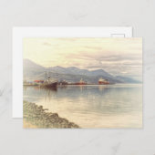 世界の端で引き上げるボート ポストカード (正面/裏面)